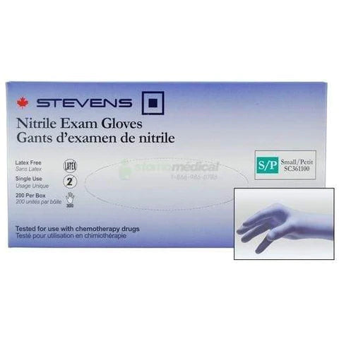 Gants d'examen en nitrile, sans poudre 200/boîte